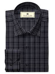 Black Check Premium Cotton Shirt        