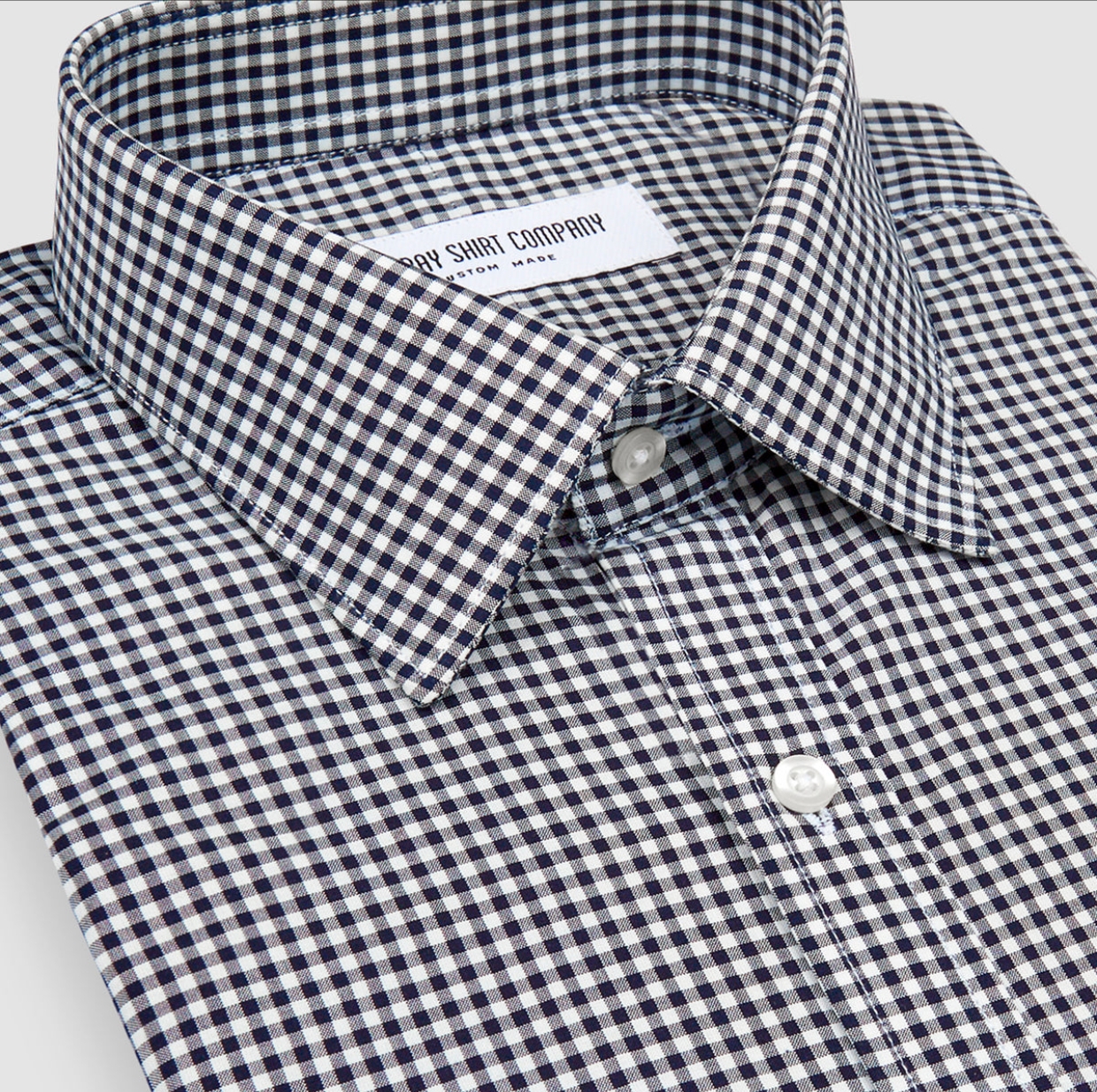 White Balck Dot Checks Shirt        