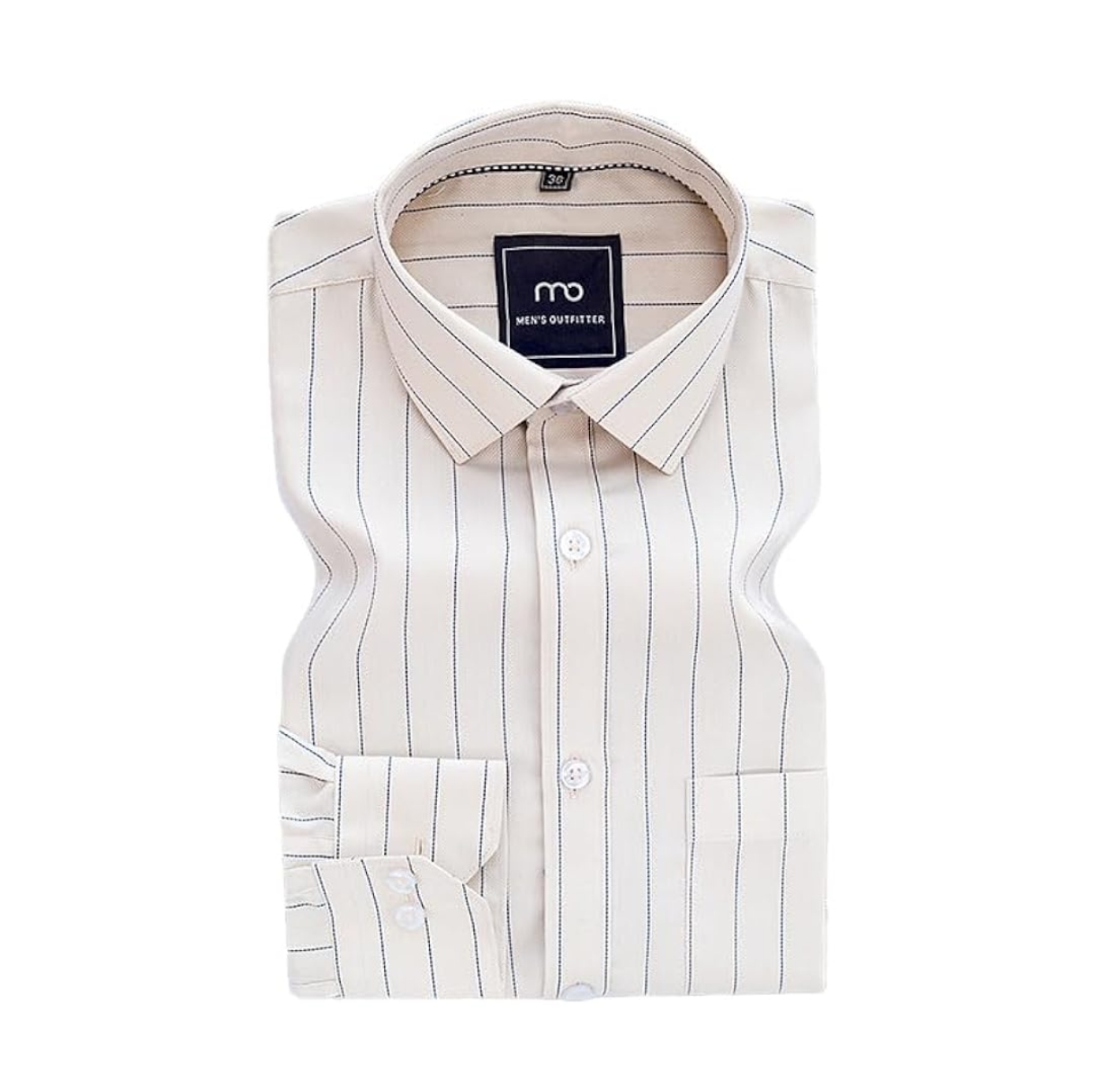 White & Cream lining Shirt        