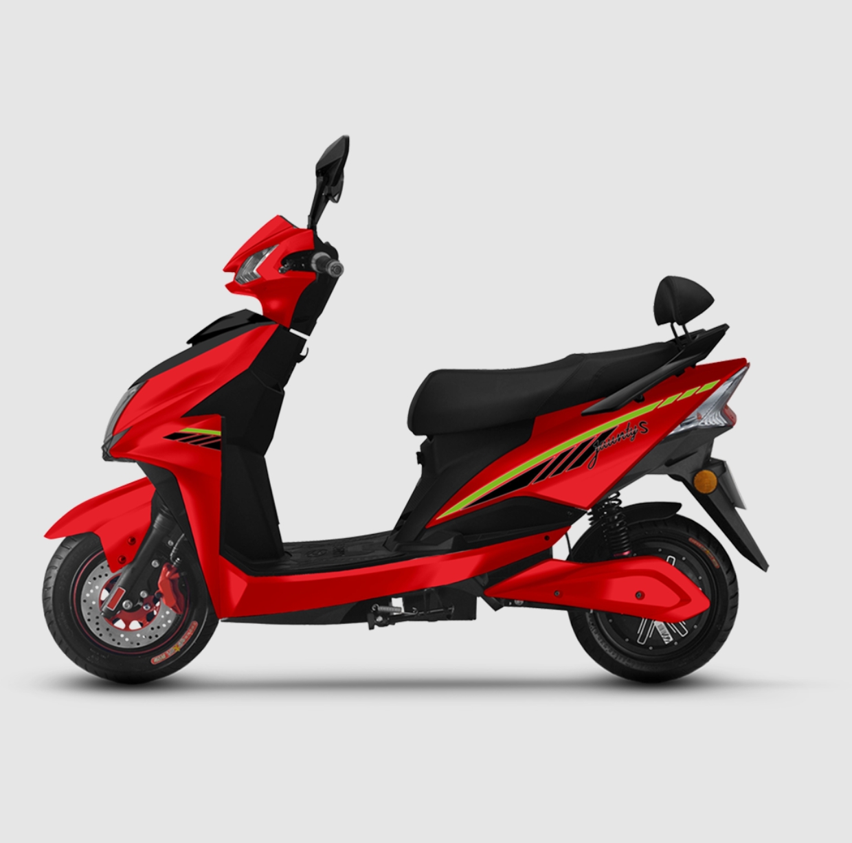 Electric scooty Cherry Color        