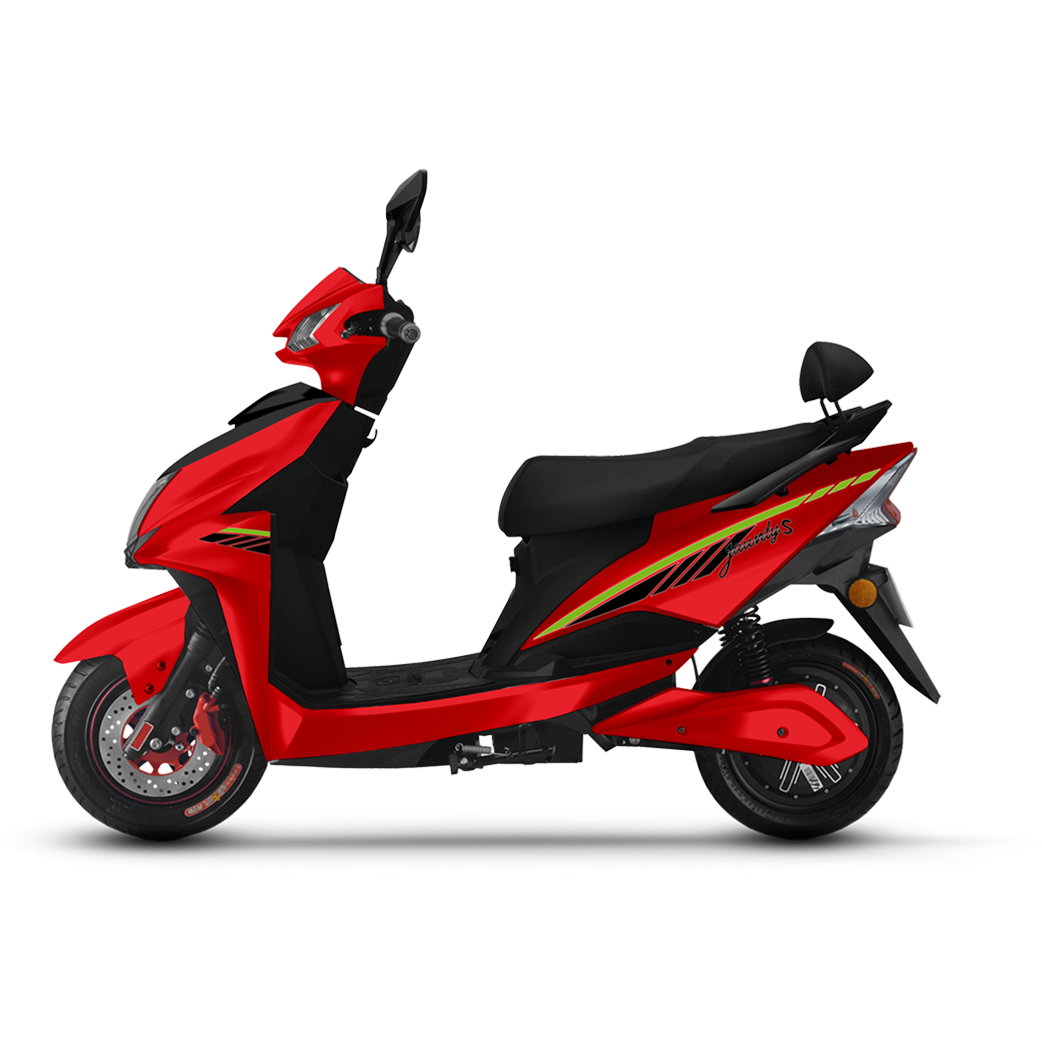 Electric scooty Cherry Color        