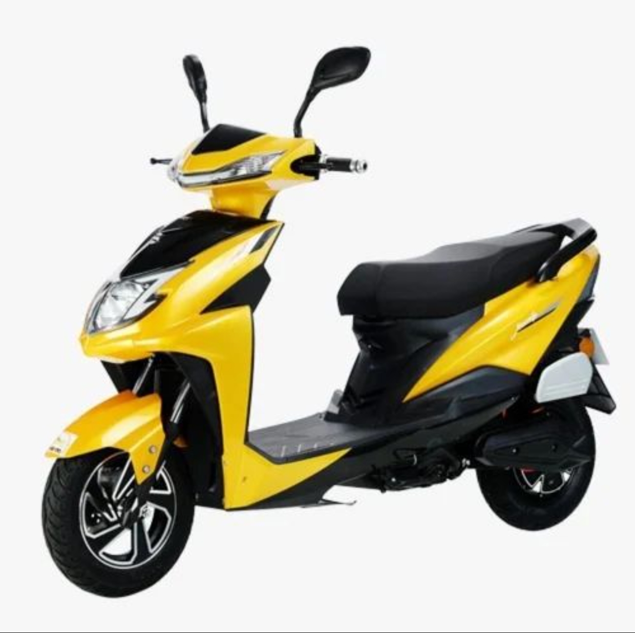 Electric scooty Yellow Color        